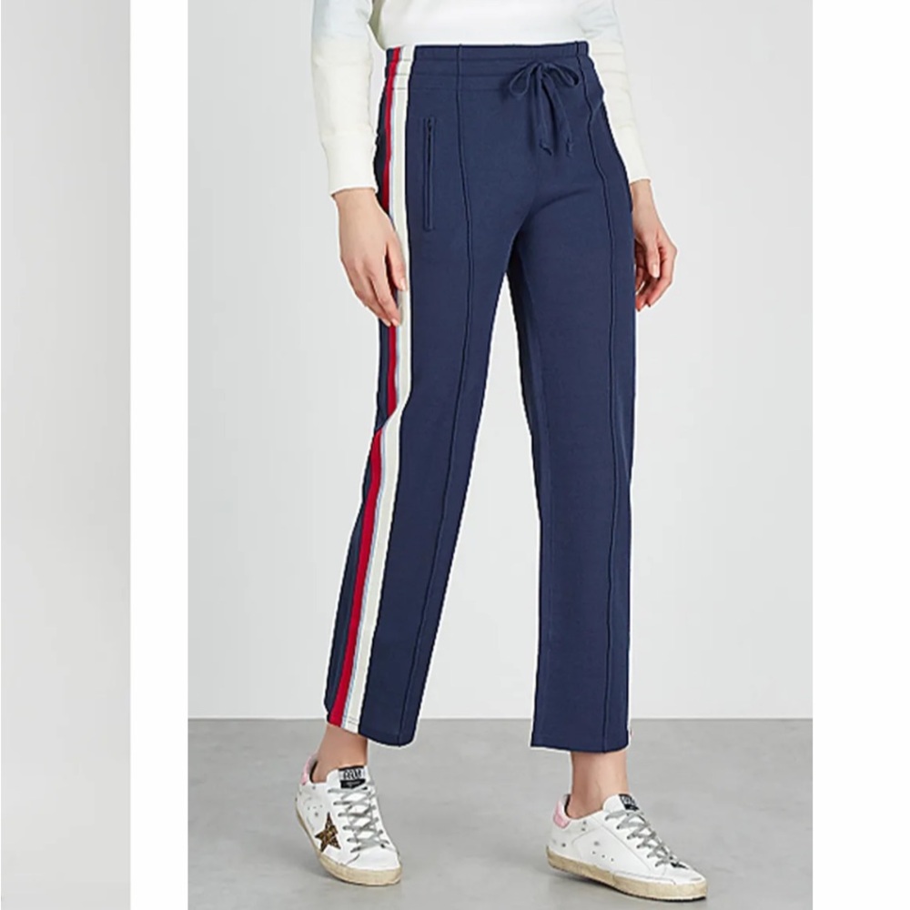 Isabel Marant Etoile Dobbs Striped Trousers – Navy Blue